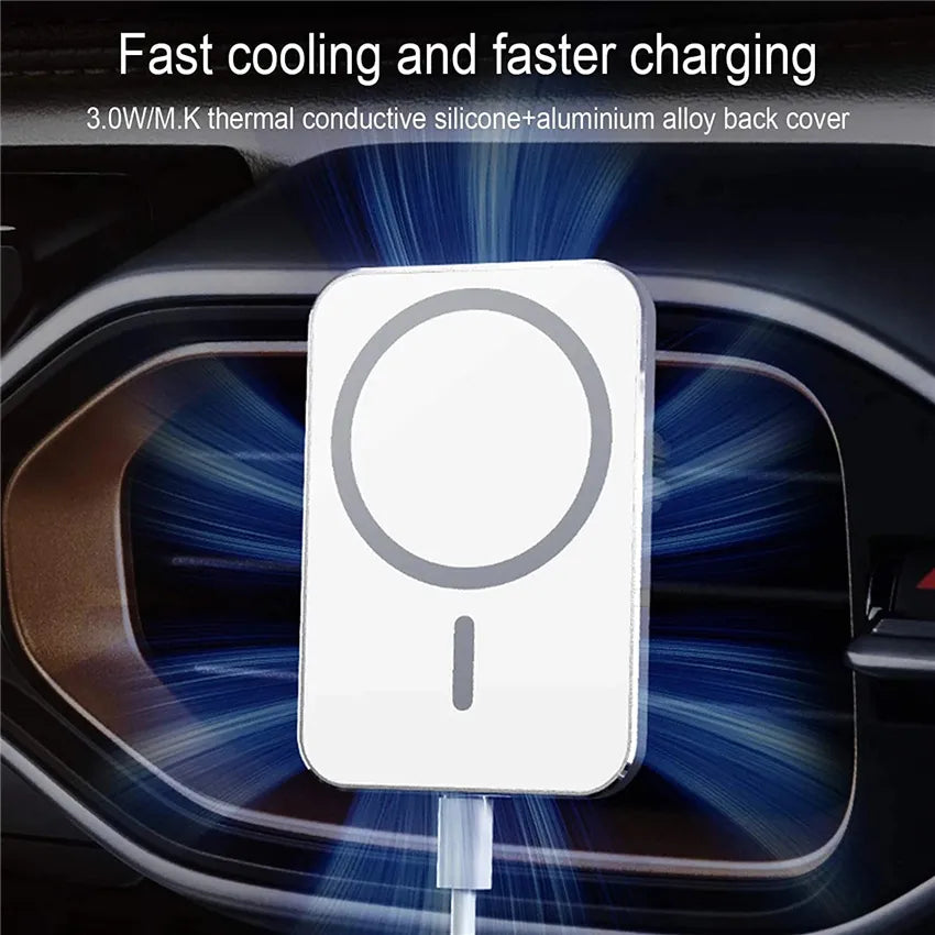 30W Magnetic Wireless Car Charger Mount