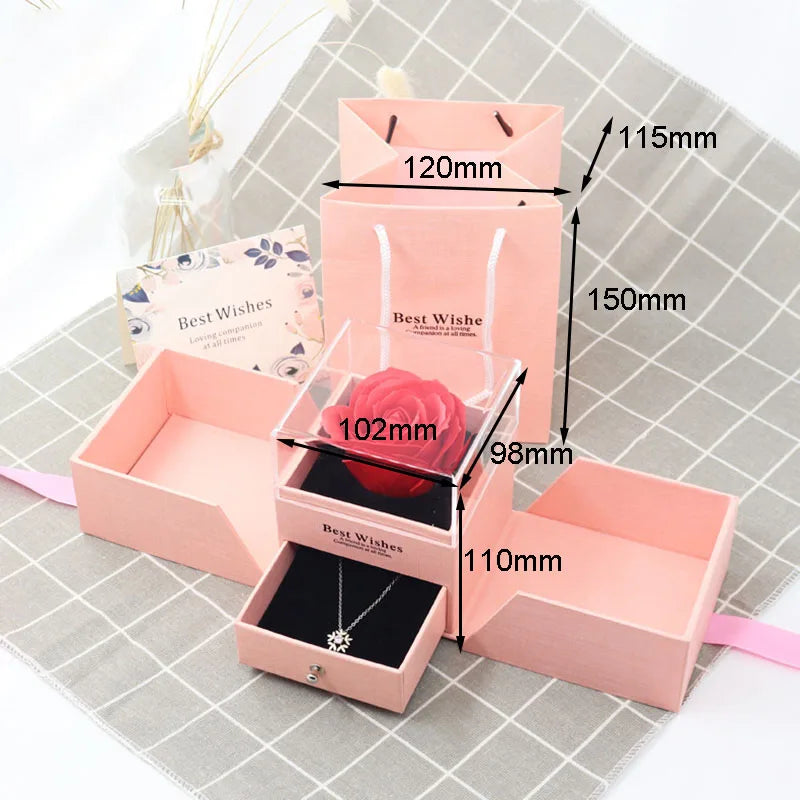 Eternal Rose Jewelry Box